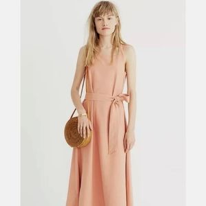 Madewell Peach Midi Dress